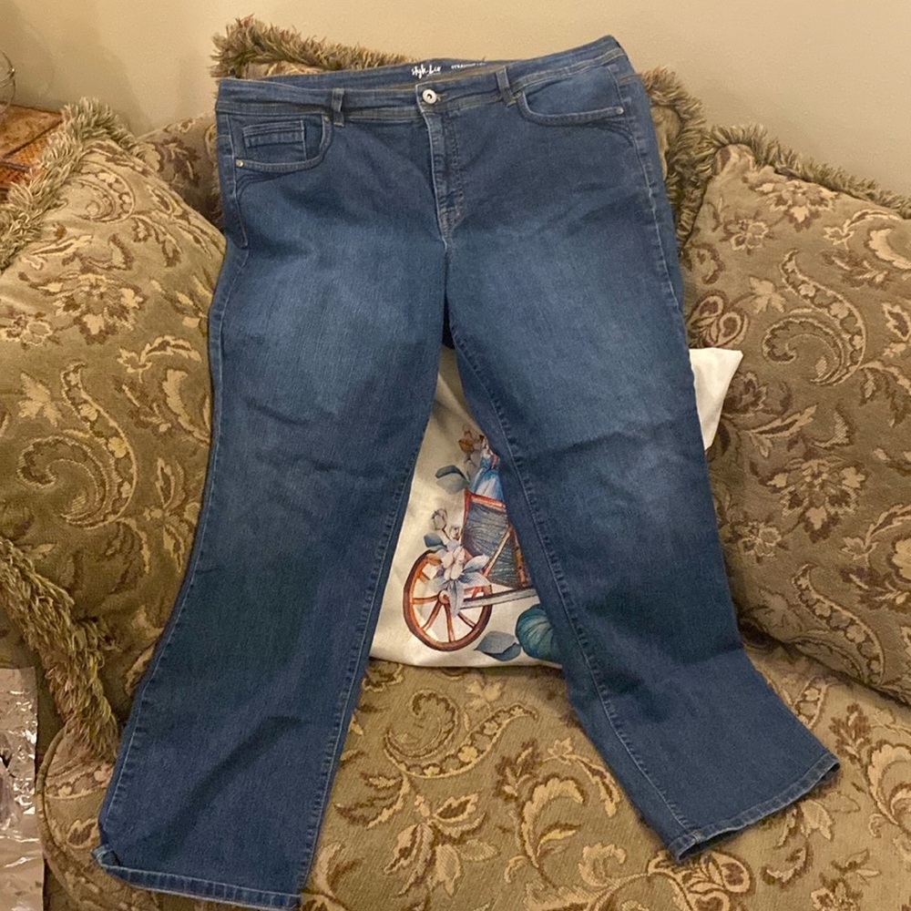Style & Co Straight Leg Jeans - Size 18W - $20